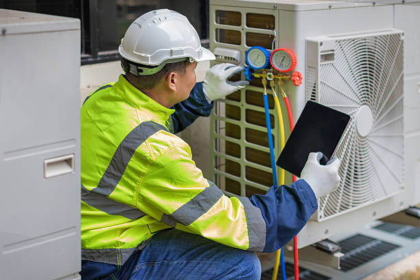 Professional Hvac technician working in Fulton, IL